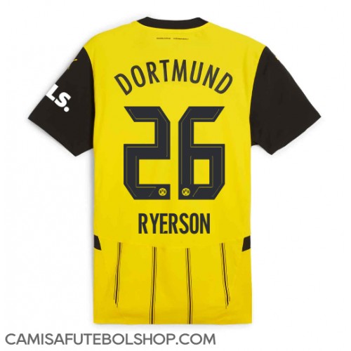 Camisa de time de futebol Borussia Dortmund Julian Ryerson #26 Replicas 1º Equipamento 2024-25 Manga Curta